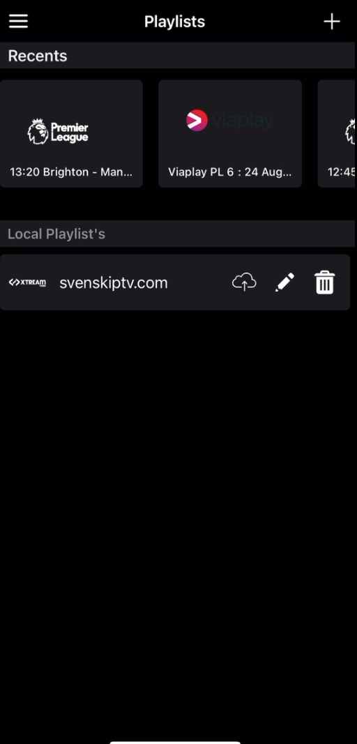 Mega IPTV Player Mobil Instruktioner Svensk IPTV Steg 3